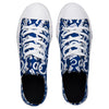 Indianapolis Colts NFL Womens Low Top Repeat Print Canvas Shoes