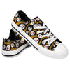 Pittsburgh Steelers NFL Womens Low Top Repeat Print Canvas Shoes