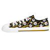 Pittsburgh Steelers NFL Womens Low Top Repeat Print Canvas Shoes