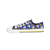 Los Angeles Rams NFL Womens Low Top Repeat Print Canvas Shoes