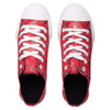 Tampa Bay Buccaneers NFL Womens Low Top Repeat Print Canvas Shoes