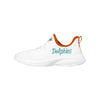 Miami Dolphins NFL Womens Midsole White Sneakers