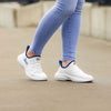 Los Angeles Rams NFL Womens Midsole White Sneakers