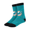 Miami Dolphins NFL Printed Camo Socks