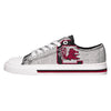 South Carolina Gamecocks NCAA Womens Glitter Low Top Canvas Shoes