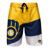 Milwaukee Brewers MLB Mens Color Dive Boardshorts