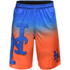New York Mets MLB Mens Gradient Big Logo Training Shorts