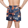 Houston Astros MLB Mens Logo Rush Swimming Trunks