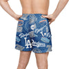Los Angeles Dodgers MLB Mens Logo Rush Swimming Trunks