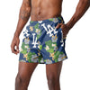 Los Angeles Dodgers MLB Mens Floral Slim Fit 5.5" Swimming Suit Trunks