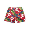 Philadelphia Phillies MLB Mens Floral Slim Fit 5.5" Swimming Suit Trunks