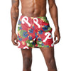 Philadelphia Phillies MLB Mens Floral Slim Fit 5.5" Swimming Suit Trunks