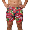 Washington Nationals MLB Mens Floral Slim Fit 5.5" Swimming Suit Trunks