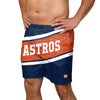 Houston Astros MLB Mens Big Wordmark Swimming Trunks