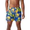 Golden State Warriors NBA Mens Original Floral Slim Fit 5.5" Swimming Suit Trunks