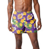 Los Angeles Lakers NBA Mens Floral Slim Fit 5.5" Swimming Suit Trunks