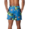 Oklahoma City Thunder NBA Mens Floral Slim Fit 5.5" Swimming Suit Trunks