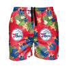 Philadelphia 76ers NBA Mens Floral Slim Fit 5.5" Swimming Suit Trunks