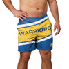Golden State Warriors NBA Mens Big Wordmark Swimming Trunks