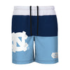 North Carolina Tar Heels NCAA Mens 3 Stripe Big Logo Swimming Trunks
