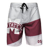 Mississippi State Bulldogs NCAA Mens Color Dive Boardshorts