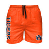 Auburn Tigers NCAA Mens Solid Wordmark 5.5" Swimming Trunks