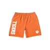 Clemson Tigers NCAA Mens Solid Wordmark Traditional Swimming Trunks
