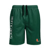 Miami Hurricanes NCAA Mens Solid Wordmark Traditional Swimming Trunks