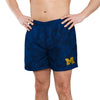 Michigan Wolverines NCAA Mens Color Change-Up Swimming Trunks