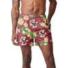 Boston College Eagles NCAA Mens Floral Slim Fit 5.5" Swimming Suit Trunks