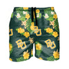 Baylor Bears NCAA Mens Original Floral Slim Fit 5.5" Swimming Suit Trunks