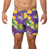 East Carolina Pirates NCAA Mens Floral Slim Fit 5.5" Swimming Suit Trunks
