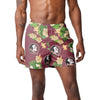 Florida State Seminoles NCAA Mens Floral Slim Fit 5.5" Swimming Suit Trunks