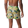 Georgia Tech Yellow Jackets NCAA Mens Floral Slim Fit 5.5" Swimming Suit Trunks