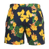 Michigan Wolverines NCAA Mens Floral Slim Fit 5.5" Swimming Suit Trunks