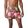 Oklahoma Sooners NCAA Mens Floral Slim Fit 5.5" Swimming Suit Trunks