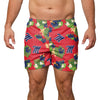Ole Miss NCAA Mens Floral Slim Fit 5.5" Swimming Suit Trunks