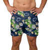 Penn State Nittany Lions NCAA Mens Floral Slim Fit 5.5" Swimming Suit Trunks