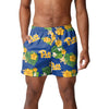 Pittsburgh Panthers NCAA Mens Floral Slim Fit 5.5" Swimming Suit Trunks