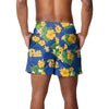 Pittsburgh Panthers NCAA Mens Floral Slim Fit 5.5" Swimming Suit Trunks