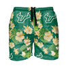 South Florida Bulls NCAA Mens Floral Slim Fit 5.5" Swimming Suit Trunks
