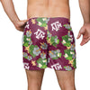 Texas A&M Aggies NCAA Mens Floral Slim Fit 5.5" Swimming Suit Trunks
