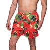 Texas Tech Red Raiders NCAA Mens Floral Slim Fit 5.5" Swimming Suit Trunks