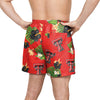 Texas Tech Red Raiders NCAA Mens Floral Slim Fit 5.5" Swimming Suit Trunks
