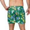 Tulane Green Wave NCAA Mens Floral Slim Fit 5.5" Swimming Suit Trunks