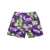 TCU Horned Frogs NCAA Mens Floral Slim Fit 5.5" Swimming Suit Trunks