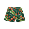 Miami Hurricanes NCAA Mens Floral Slim Fit 5.5" Swimming Suit Trunks