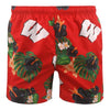 NCAA Mens Floral Slim Fit 5.5" Swimming Suit Trunks - Pick Team