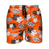 Oklahoma State Cowboys NCAA Mens Hibiscus Slim Fit 5.5" Swimming Trunks