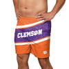 Clemson Tigers NCAA Mens Big Wordmark Swimming Trunks